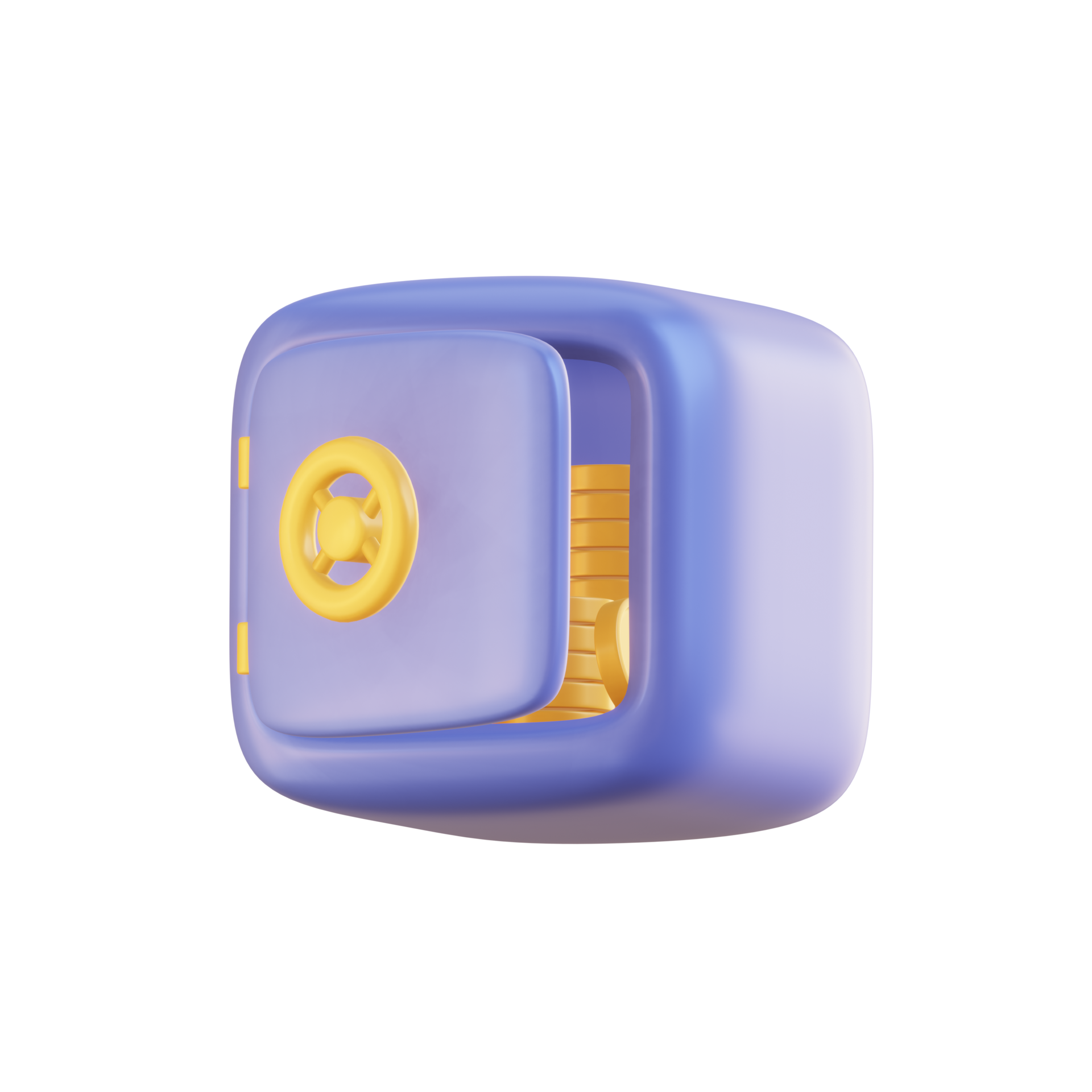 Free Safe Box 3D Icon 16731796 PNG with Transparent Background