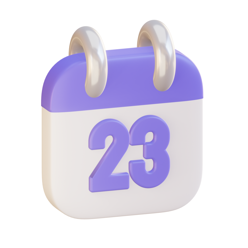 Calendar Date 3D Icons 16731810 PNG