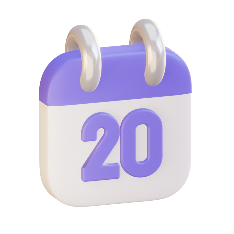 Calendar Date 3D Icons 16731852 PNG calendar-date-3d-icons-16731852-png