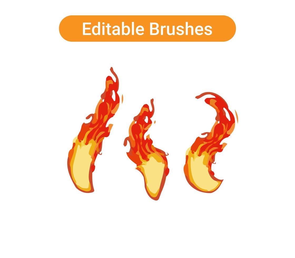 Brush strokes Pro vector