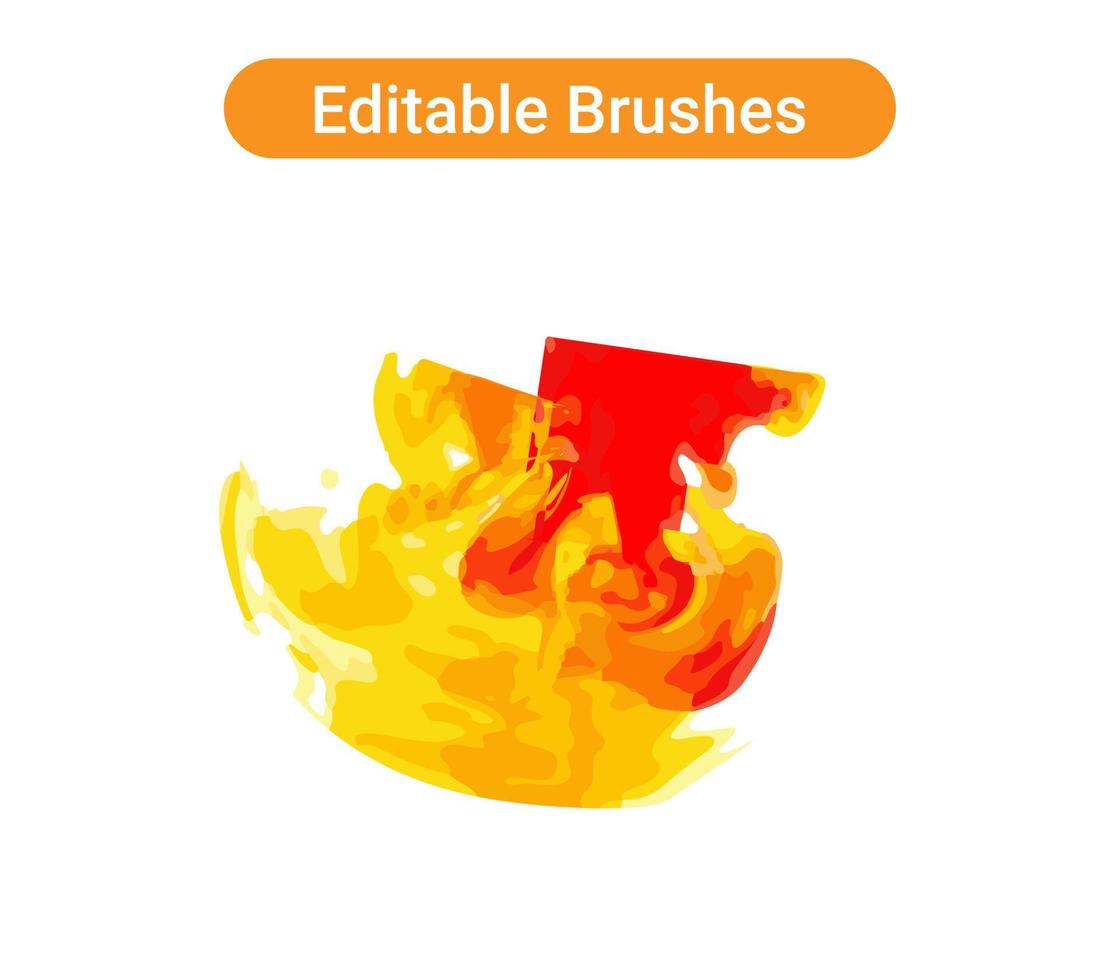 Brush strokes Pro vector