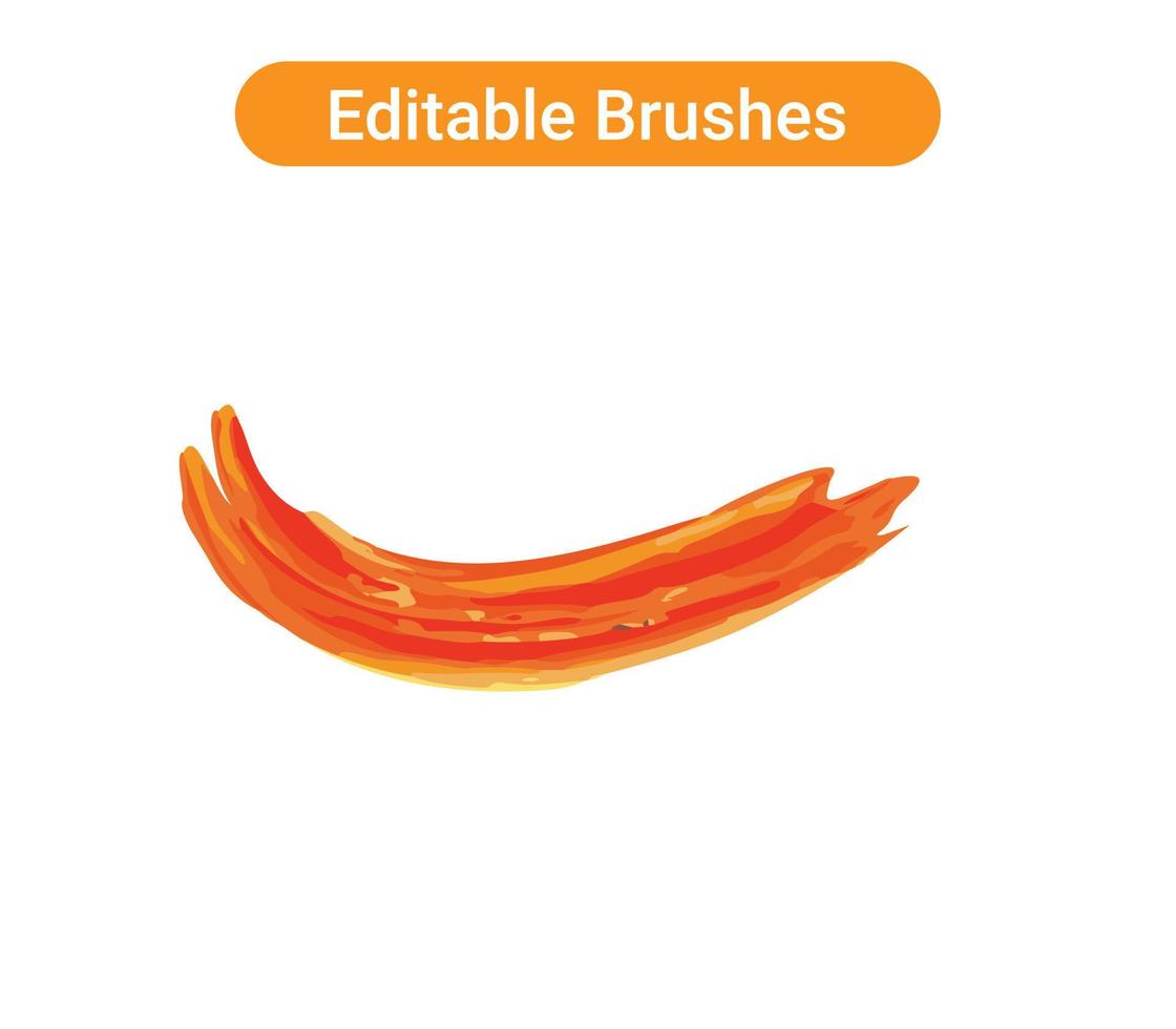 Brush strokes Pro vector