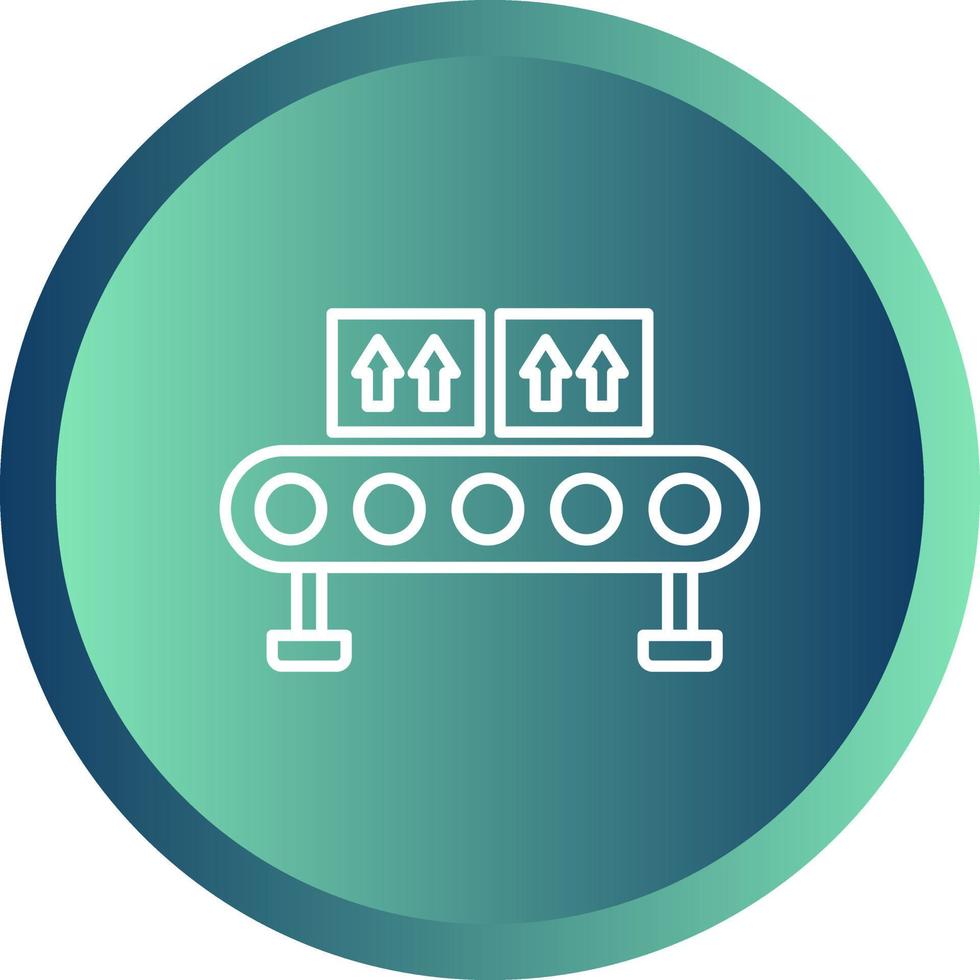 Assembly Line Vector Icon