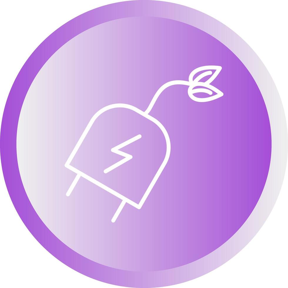 icono de vector de enchufe eléctrico