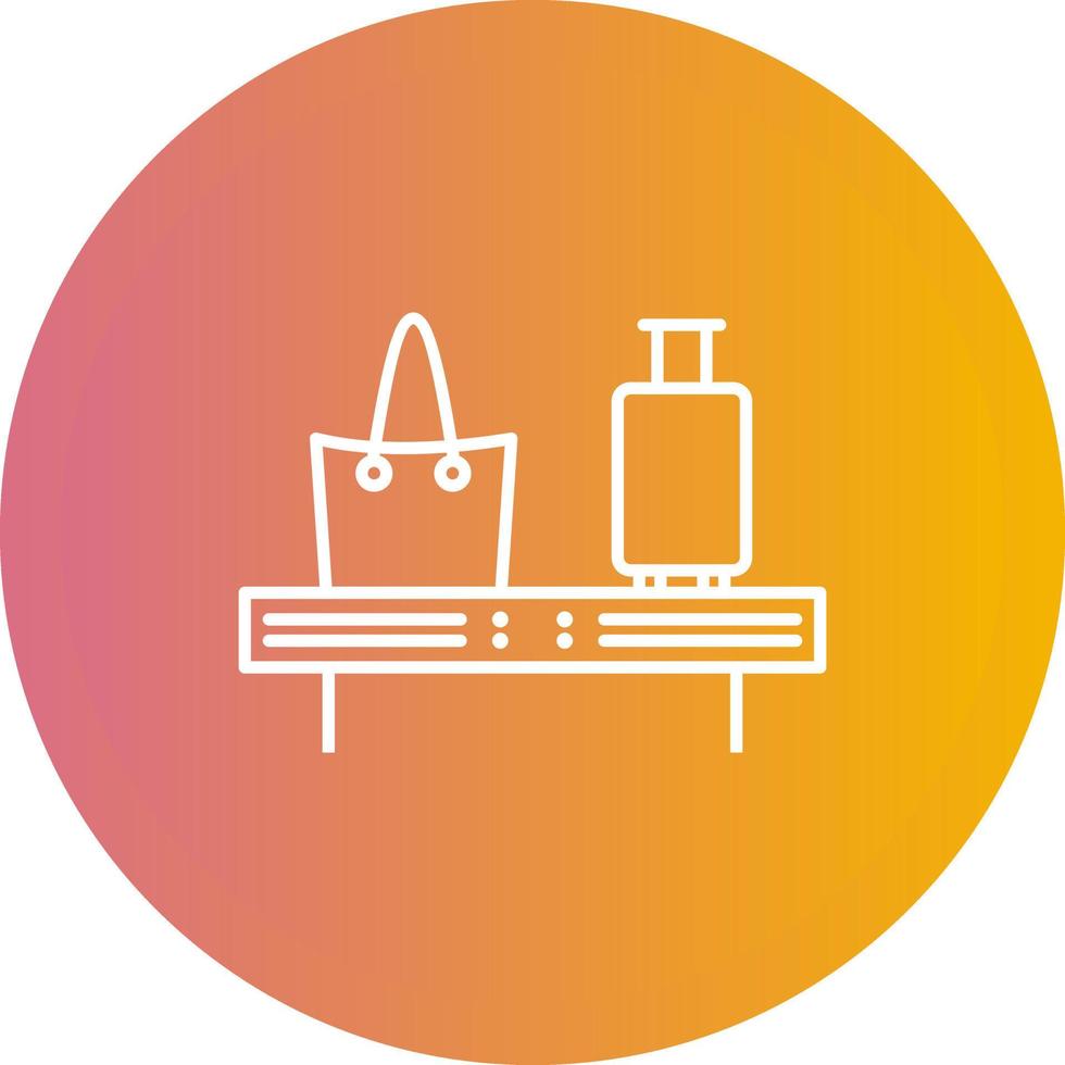 Luggage Carousel Vector Icon