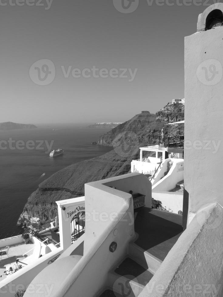 the greek island santorini photo