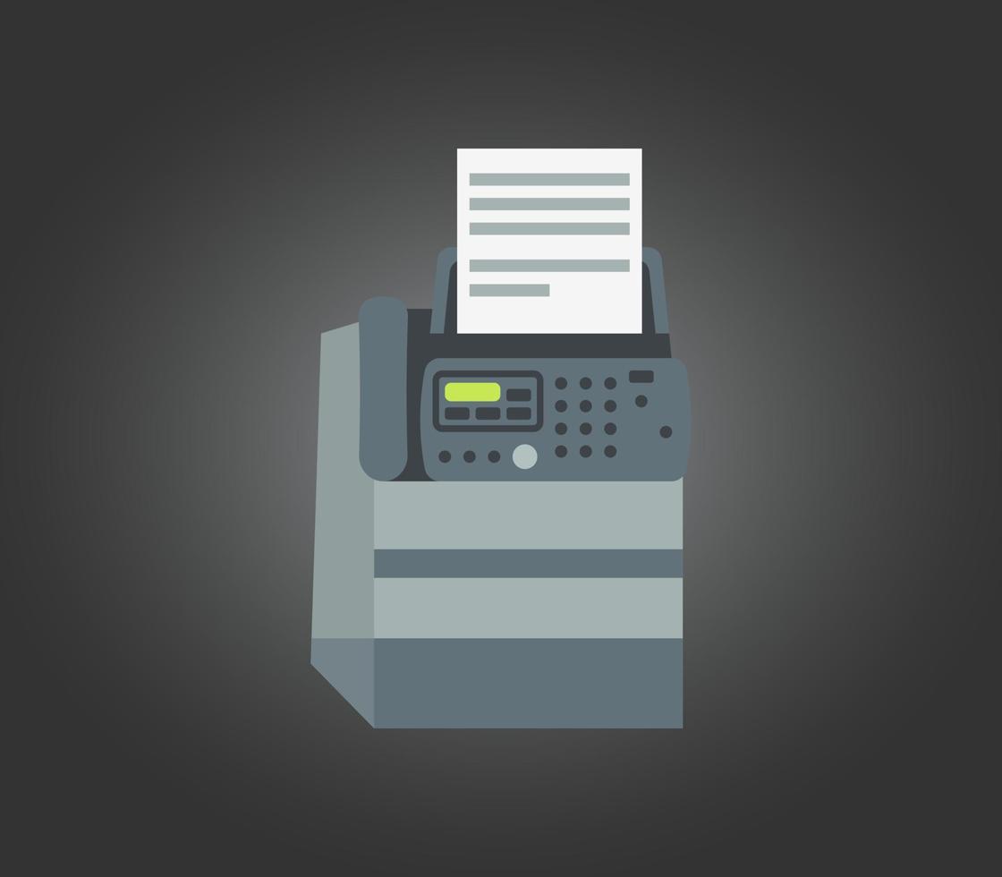 printer icon isolated on white vector