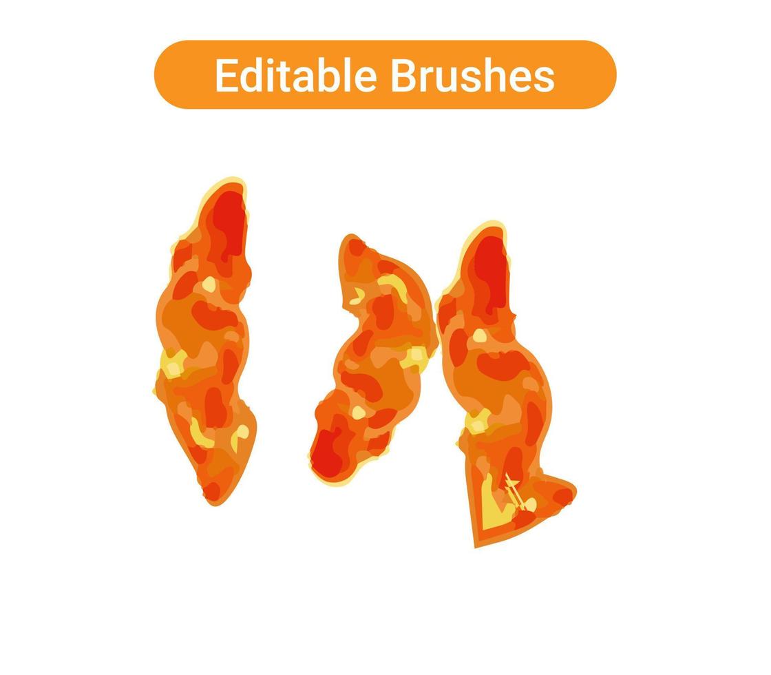 Brush strokes Pro vector