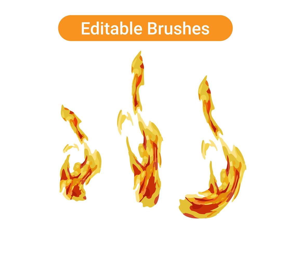 Brush strokes Pro vector