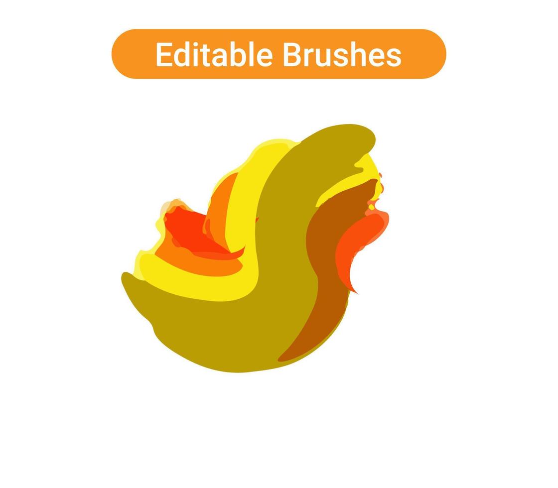 Brush strokes Pro vector