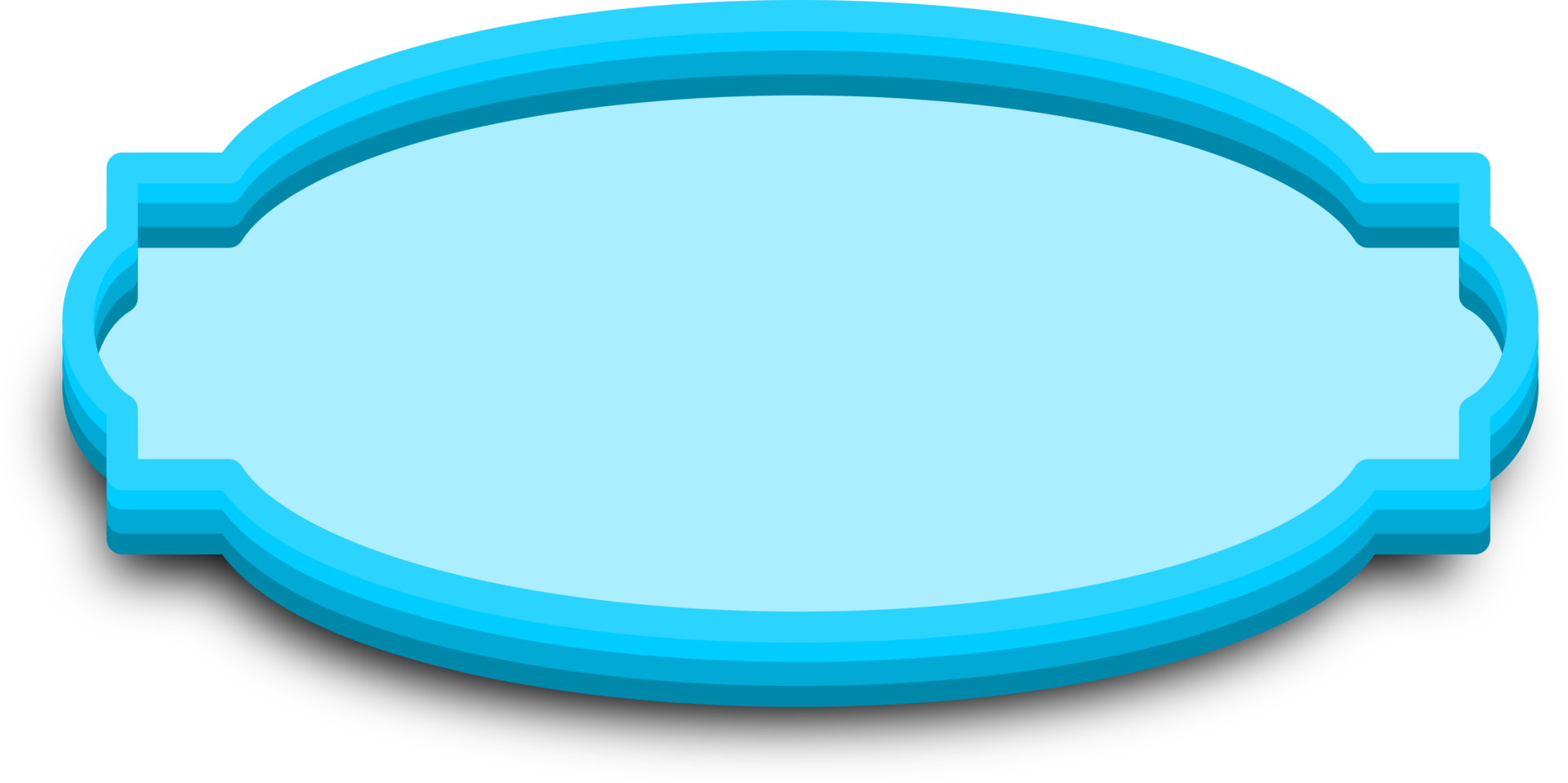 Blank frame and label png