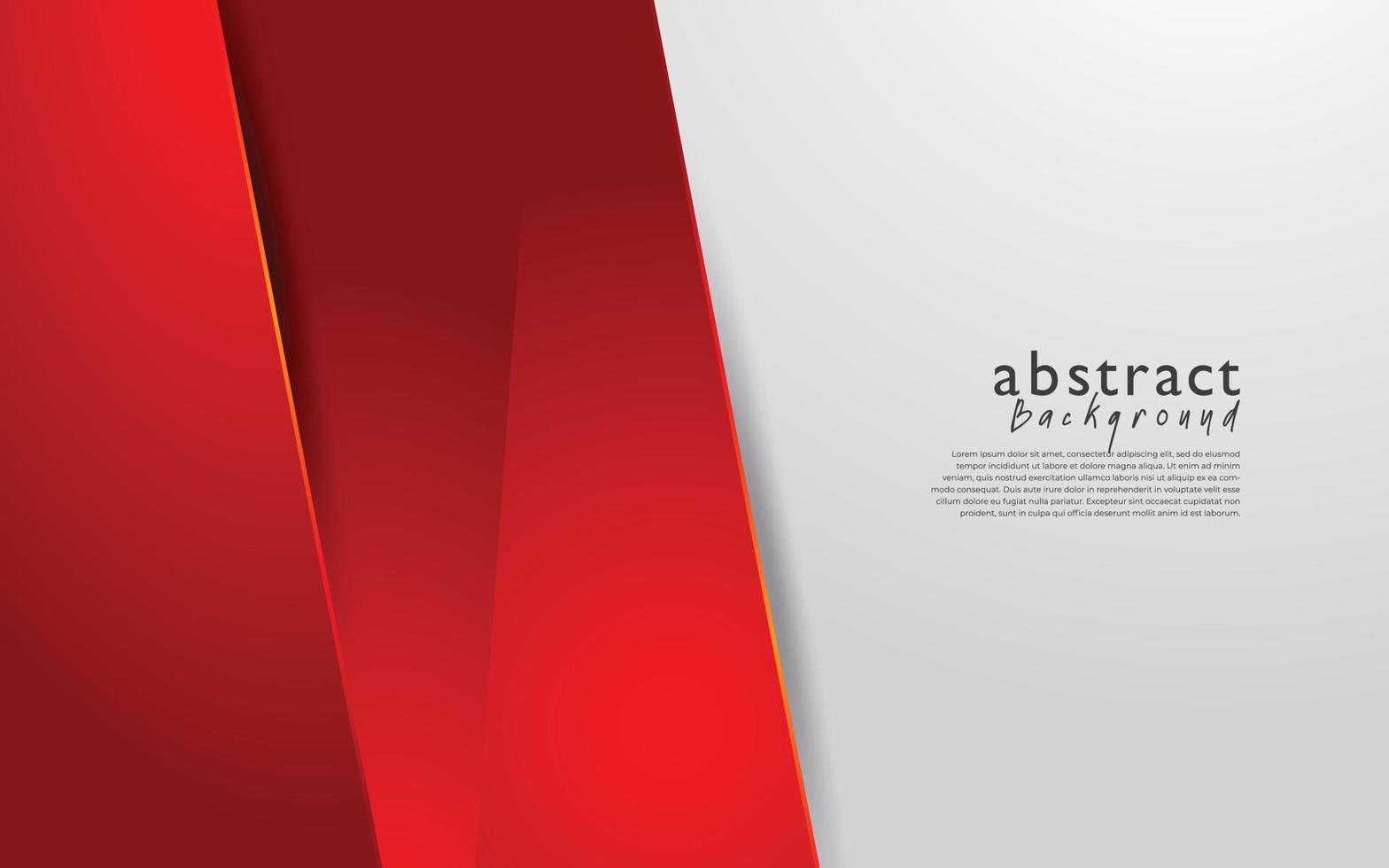 red modern abstract background design vector