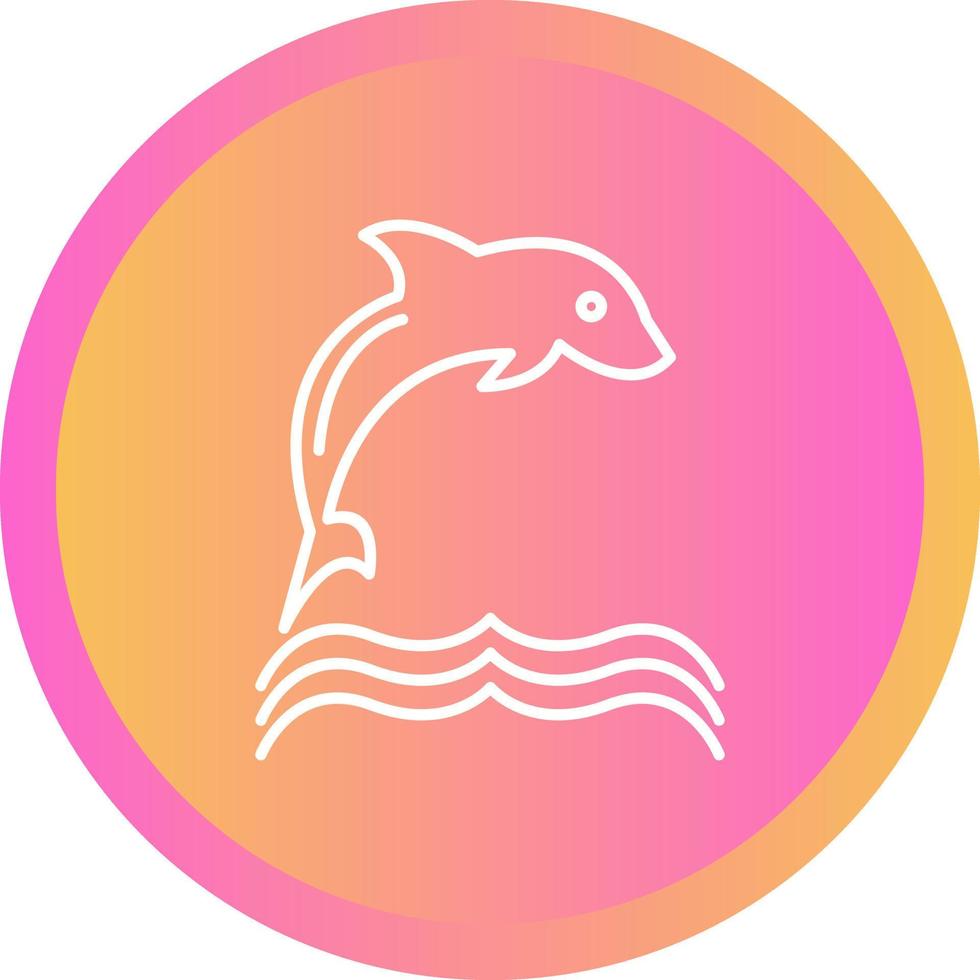 Dolphin Vector Icon