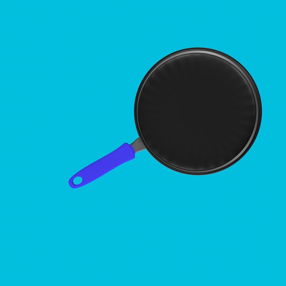 Frying pan isolated on a background photo