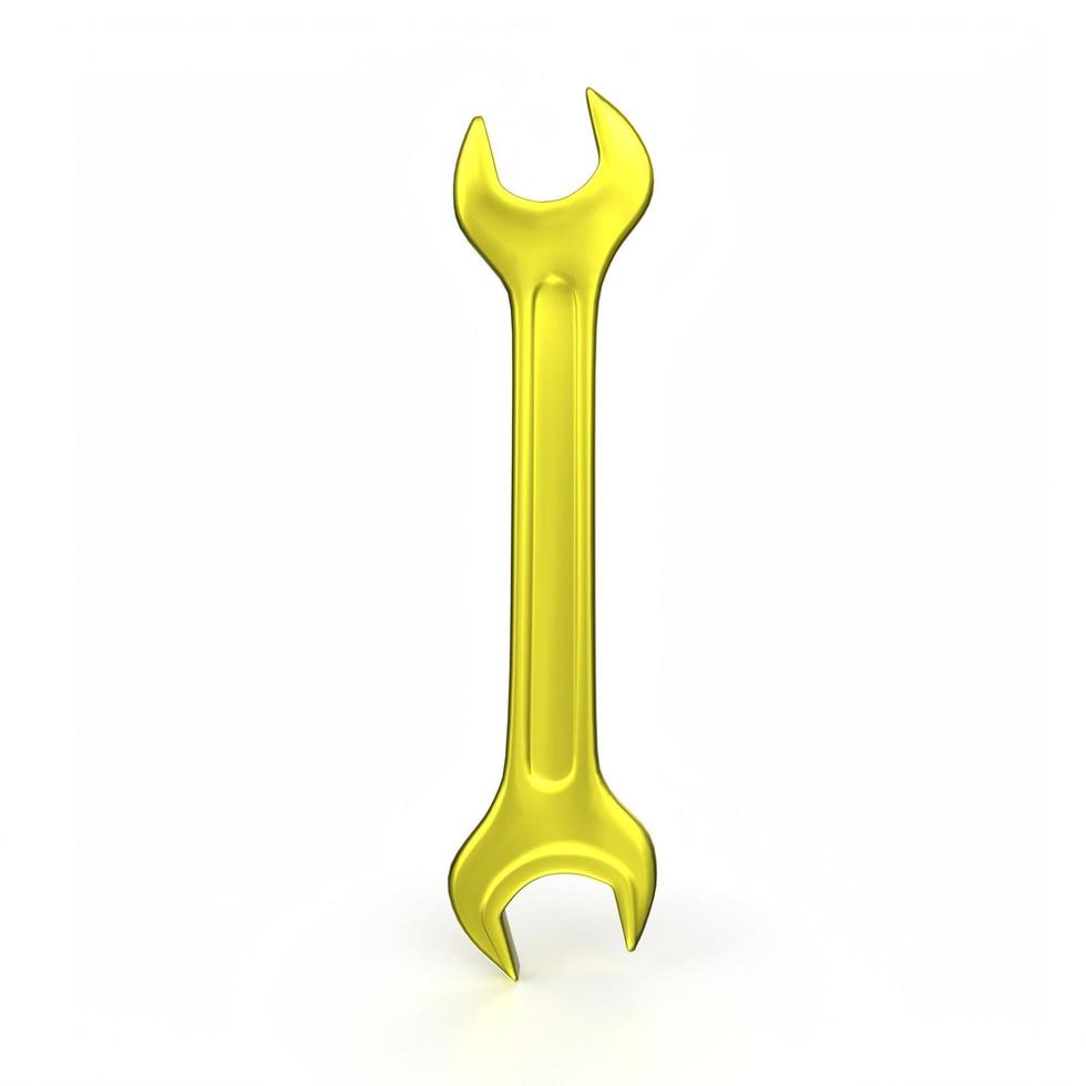 wrench isolated on background photo