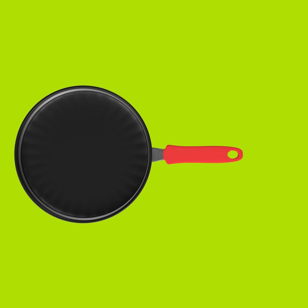 Frying pan isolated on a background photo
