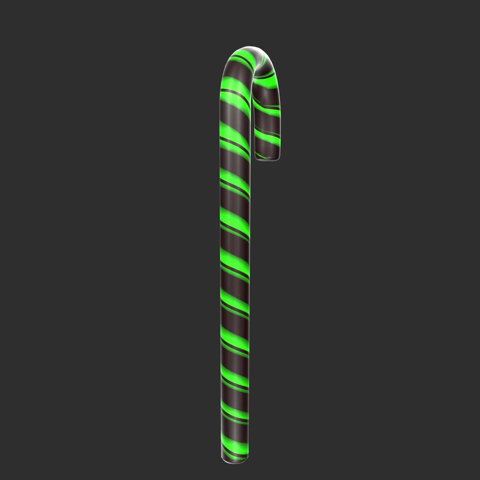 christmas cane isolated on background photo