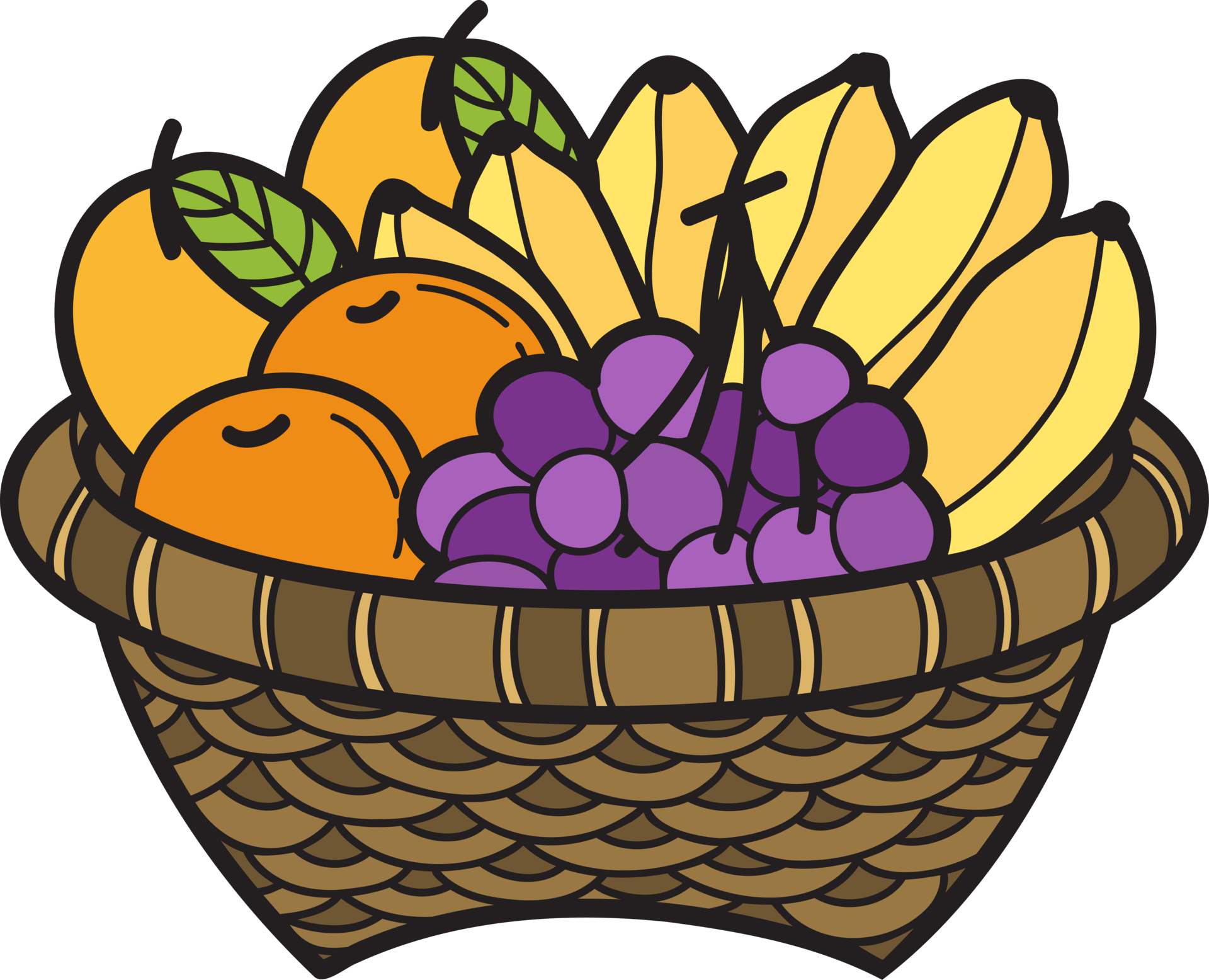 Free Hand Drawn fruit basket illustration 16733039 PNG with Transparent Background Free Hand Drawn fruit basket illustration 16733039 PNG with Transparent Background