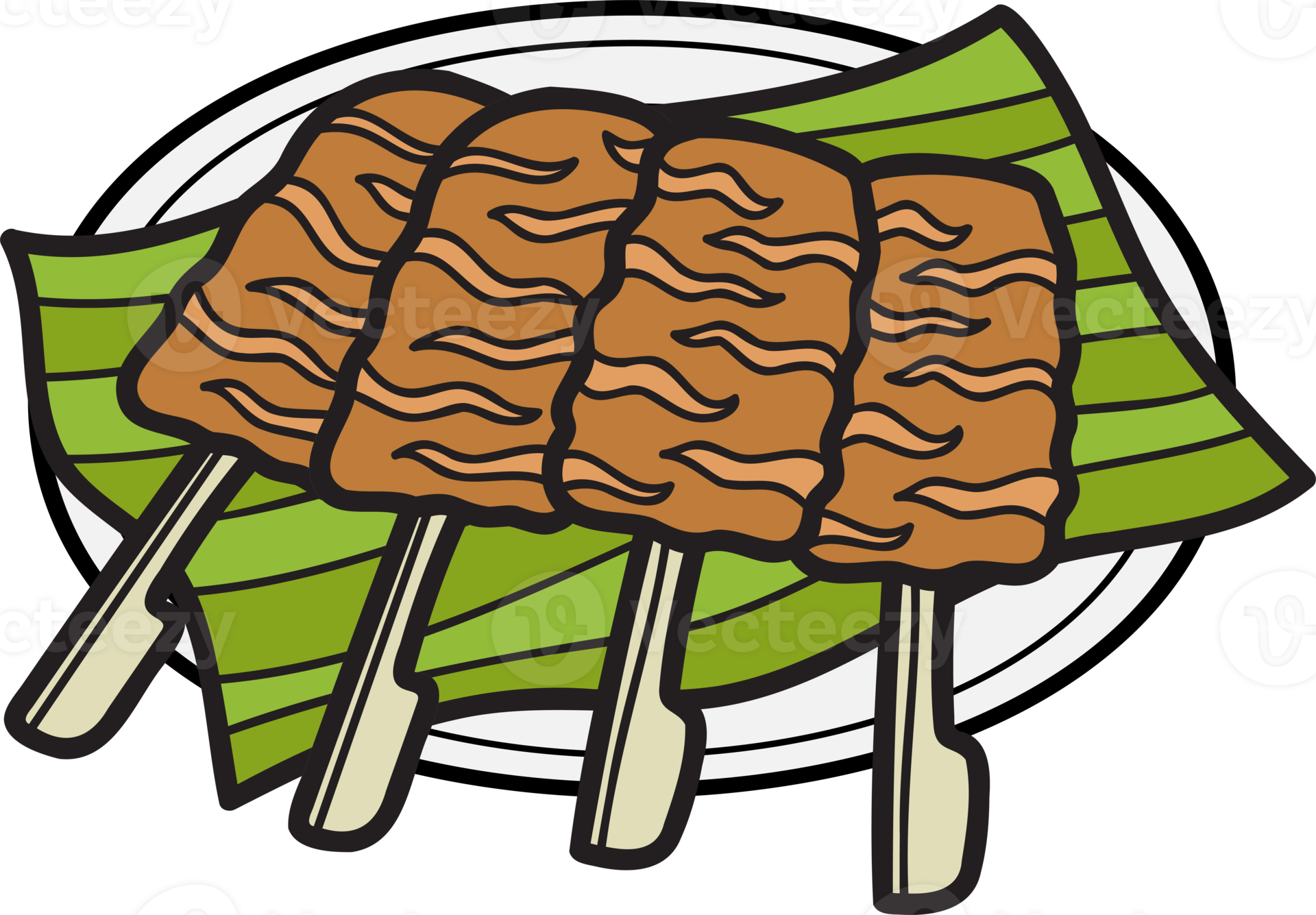 Hand Drawn Roast Pork With Thai Food Illustration 16733212 PNG hand-drawn-roast-pork-with-thai-food-illustration-16733212-png