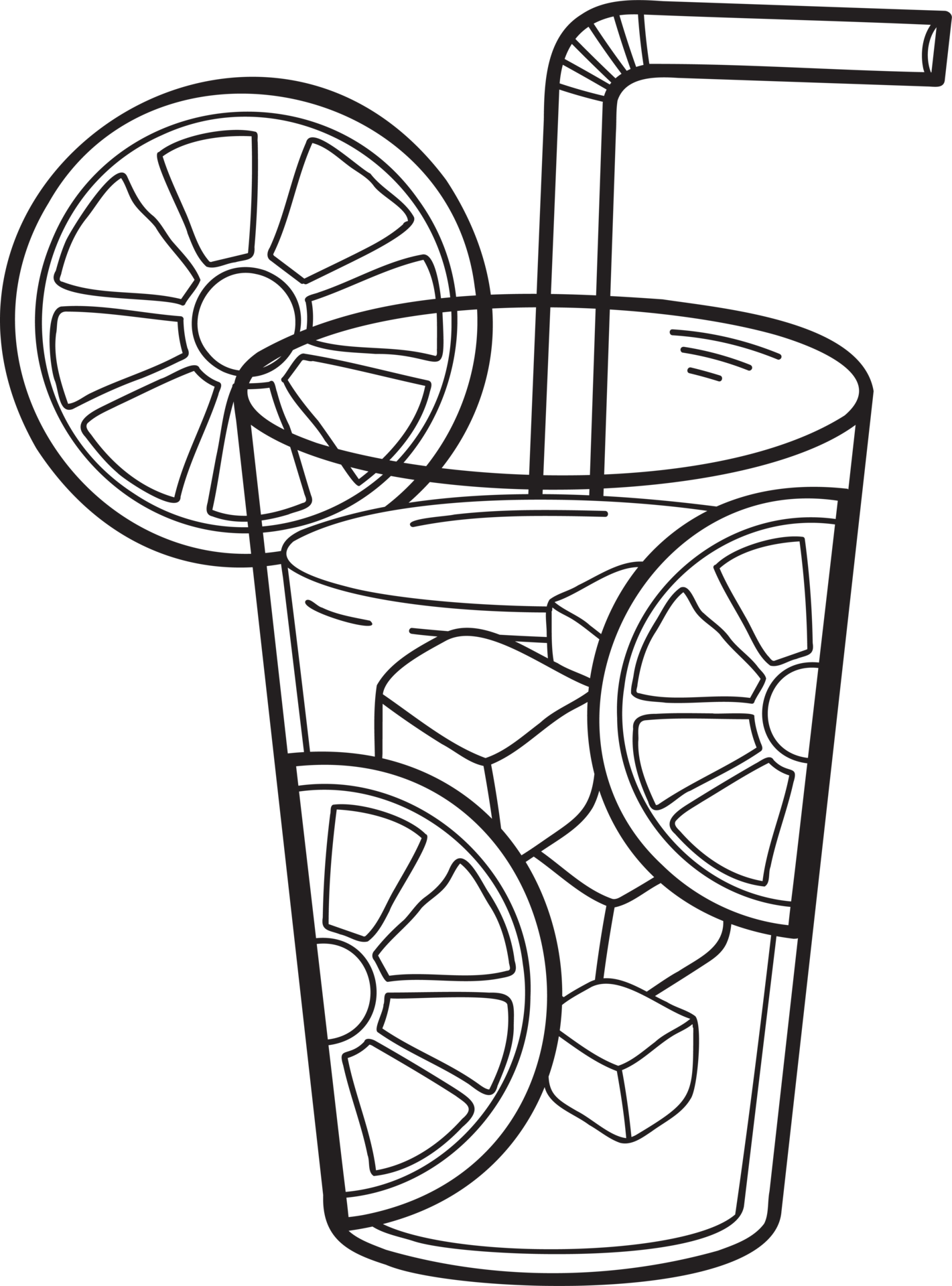 Hand Drawn Lemon Juice Illustration 16733229 PNG hand-drawn-lemon-juice-illustration-16733229-png