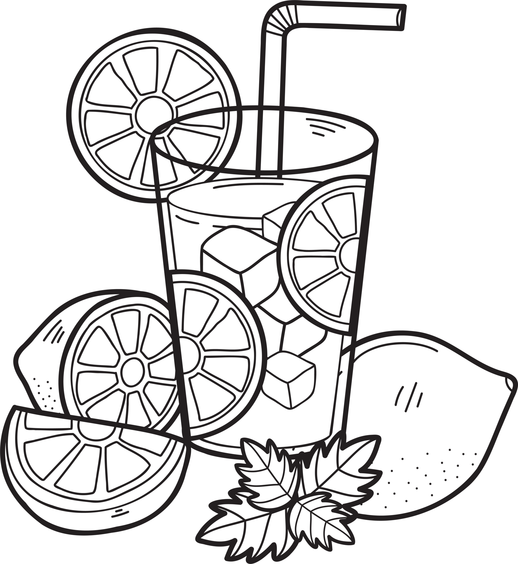 Hand Drawn lemon juice illustration 16733240 PNG