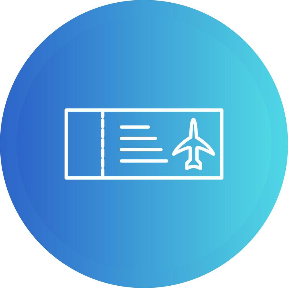 Plane Tickets Vector Icon