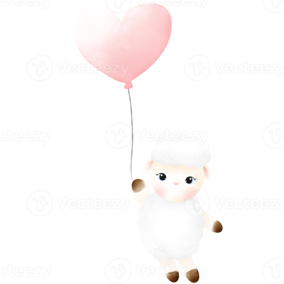 Cute Sheep illustration png