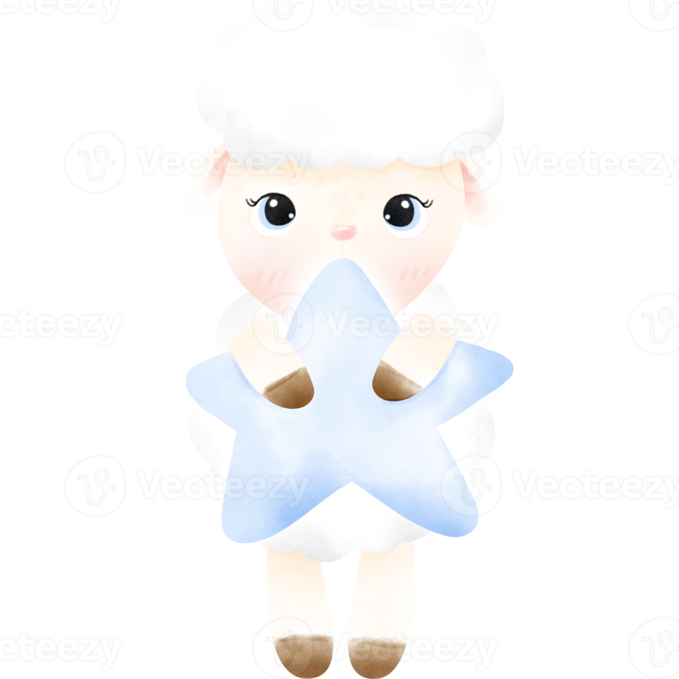 Cute Sheep illustration png