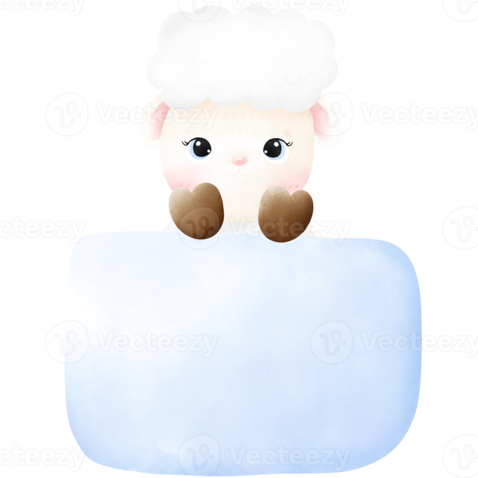Cute Sheep illustration png