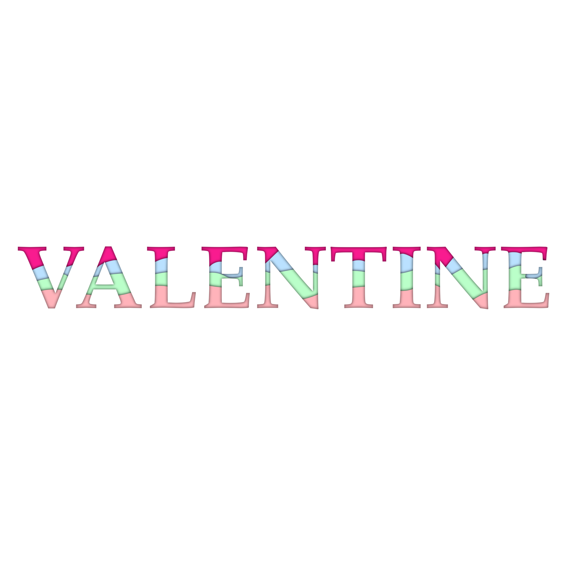 Pink Valentine Word 16733798 PNG
