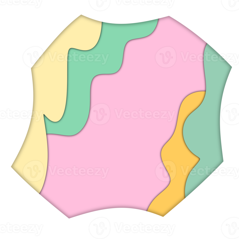 Pastel Frame Design Decoration png