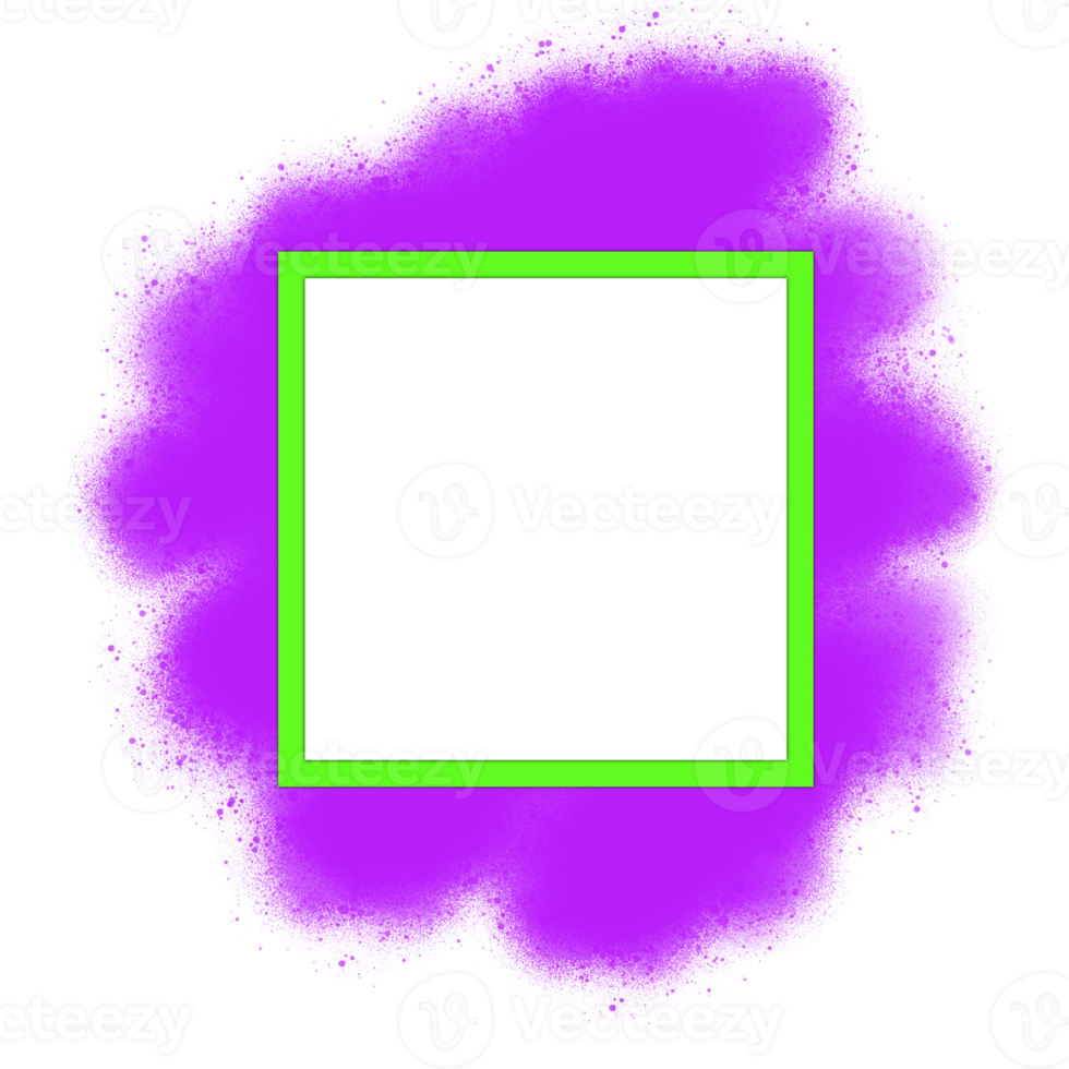 Square Banner and Color Paint png
