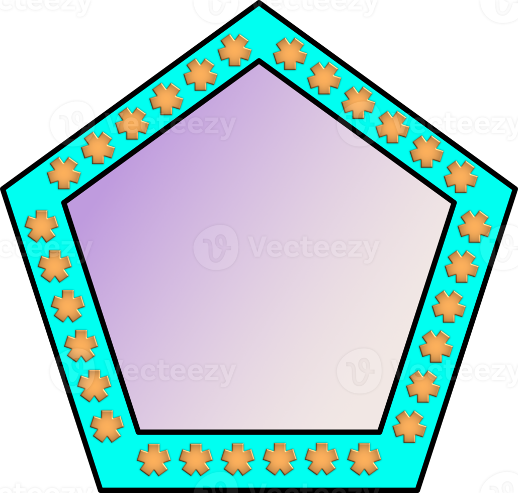 The pentagon topic design png