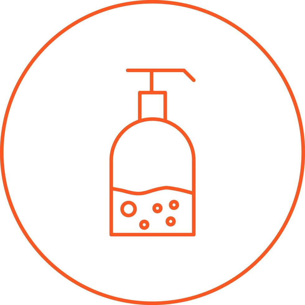 Beautiful Hand wash Line Vector Icon