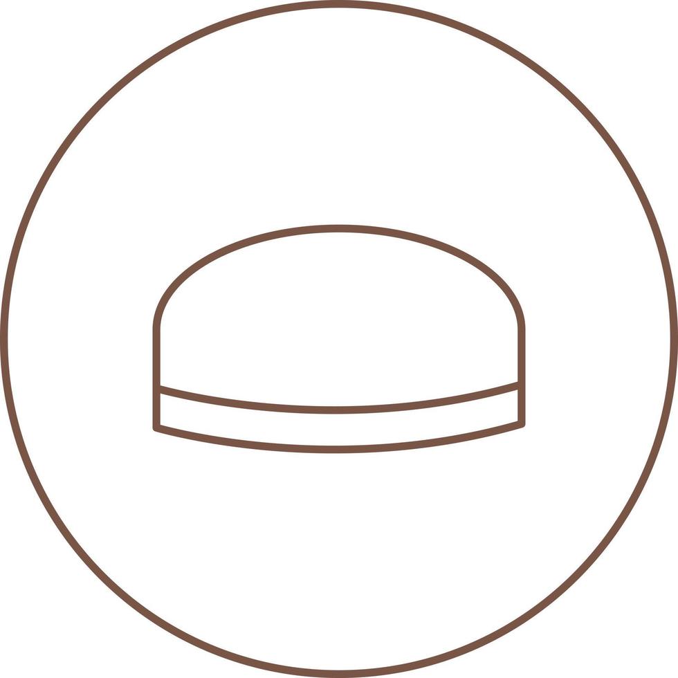 Beautiful Cap Line Vector Icon