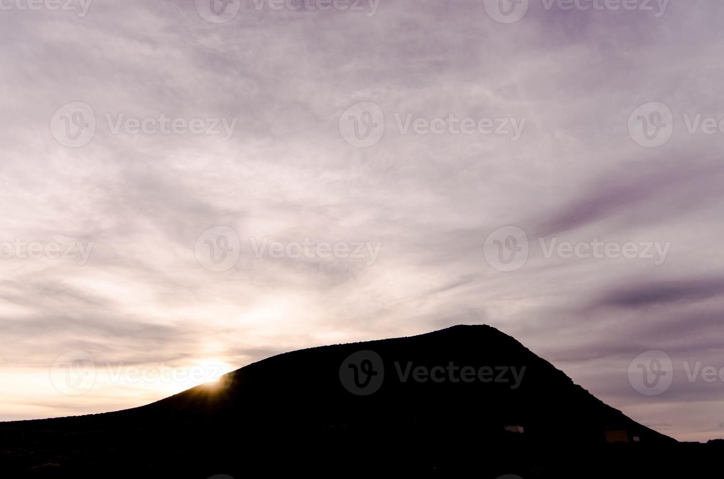 vista del cielo durante la puesta de sol foto