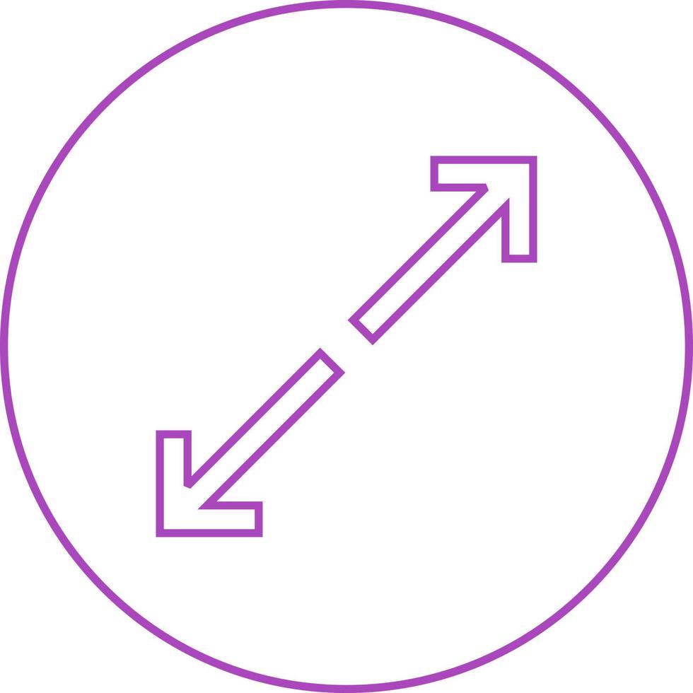Beautiful Fit To arrow Line Vector Icon