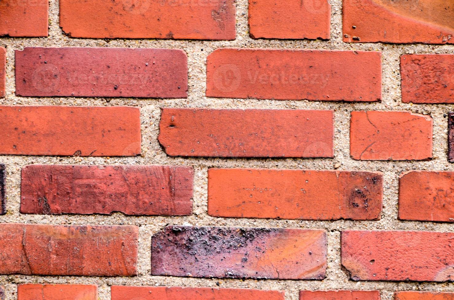 textura de la pared de ladrillo foto