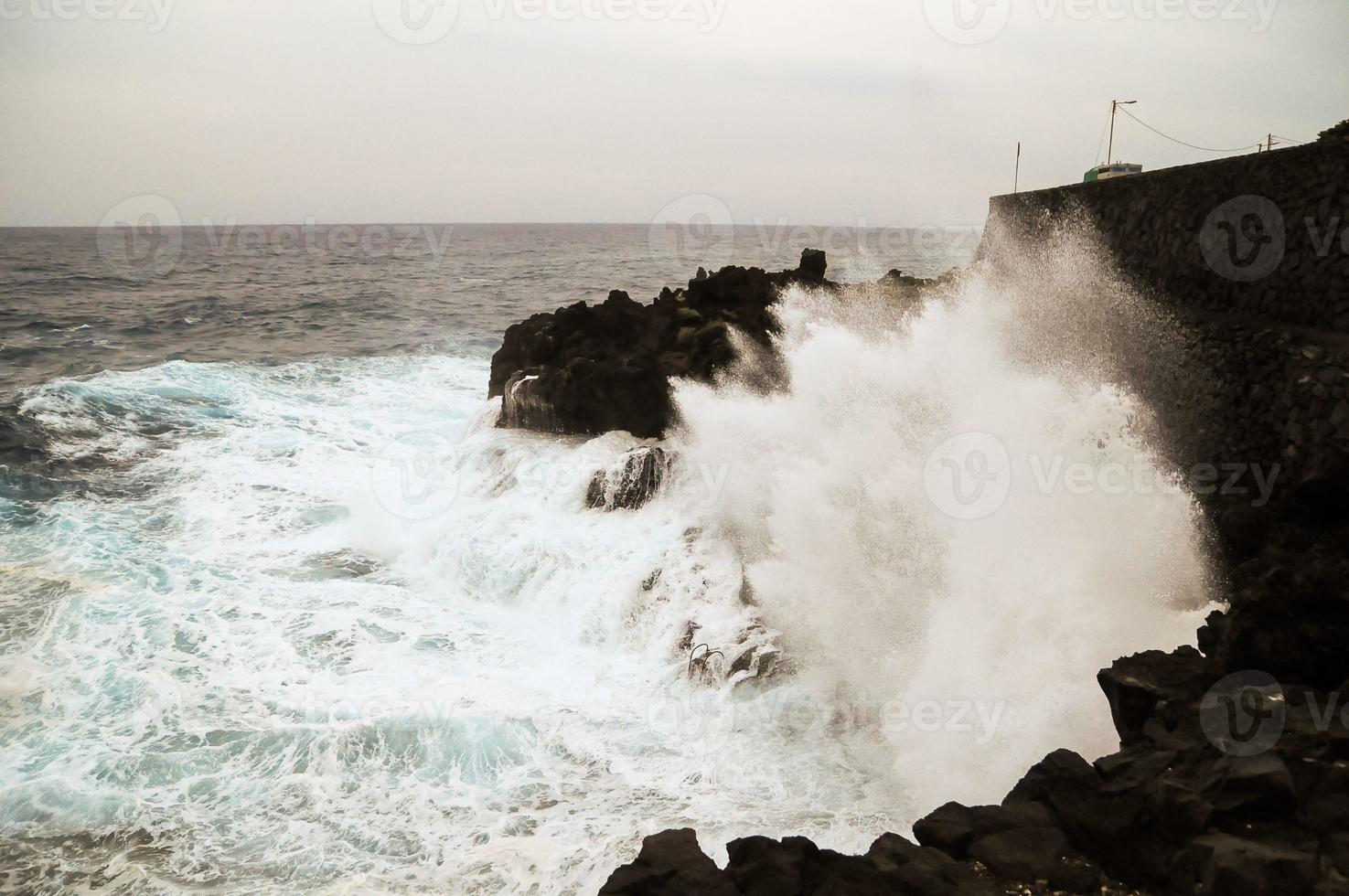 Strong Waves Close-up photo