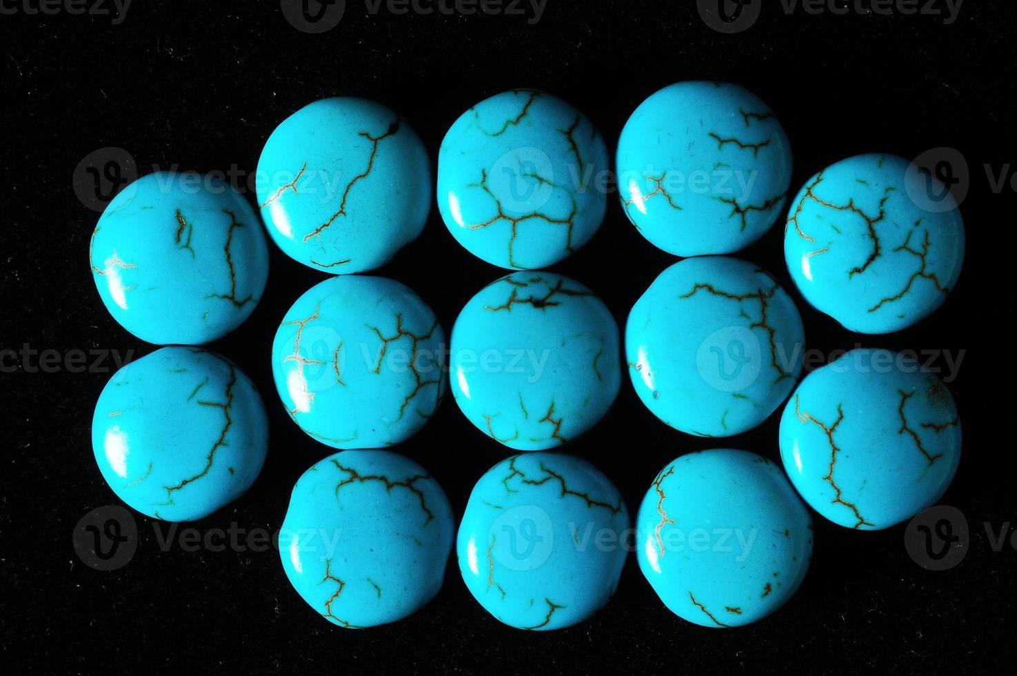 Blue Howlite Turquoise Gem Stone photo