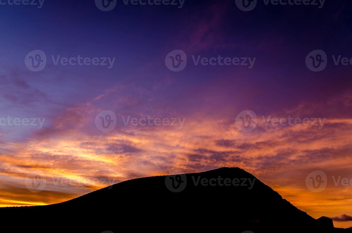 Beautiful sunset view photo