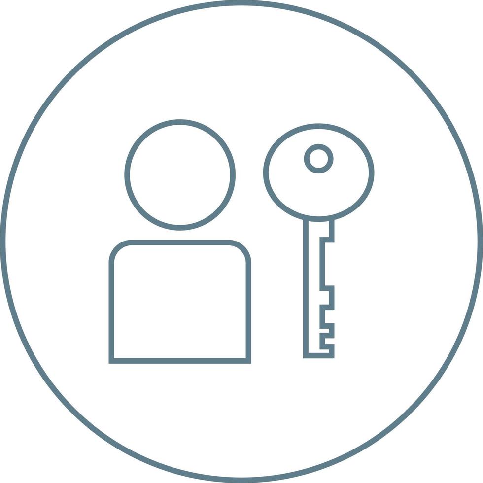 Beautiful Authentication vector line icon
