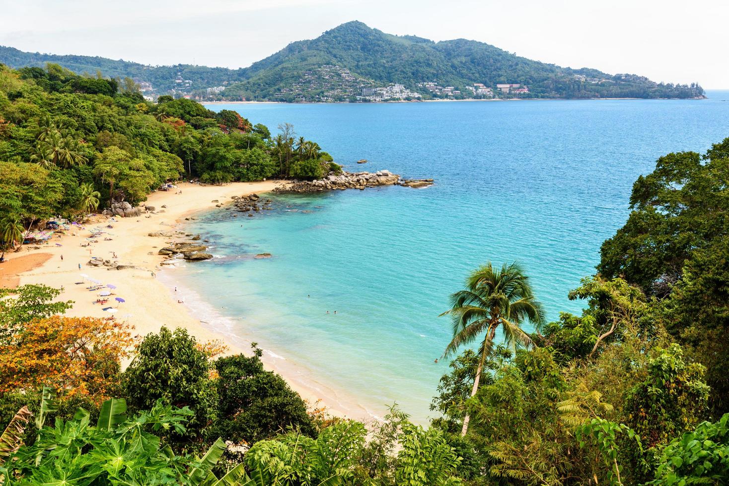 Beach of Laem Sing Cape in Phuket island photo