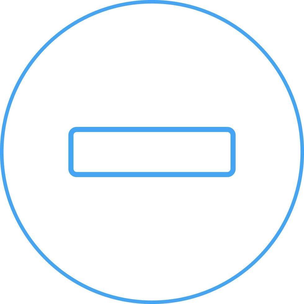 Beautiful Subtraction vector line icon