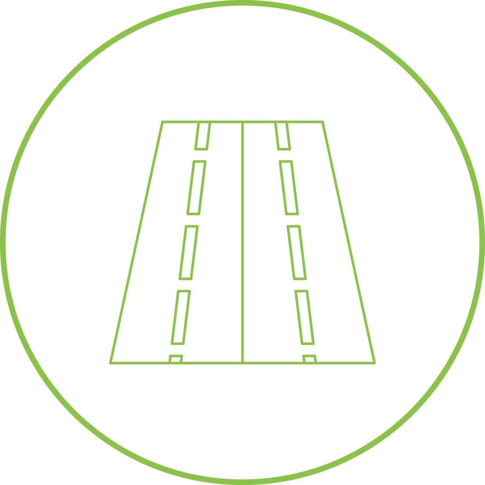Beautiful Road vector line icon