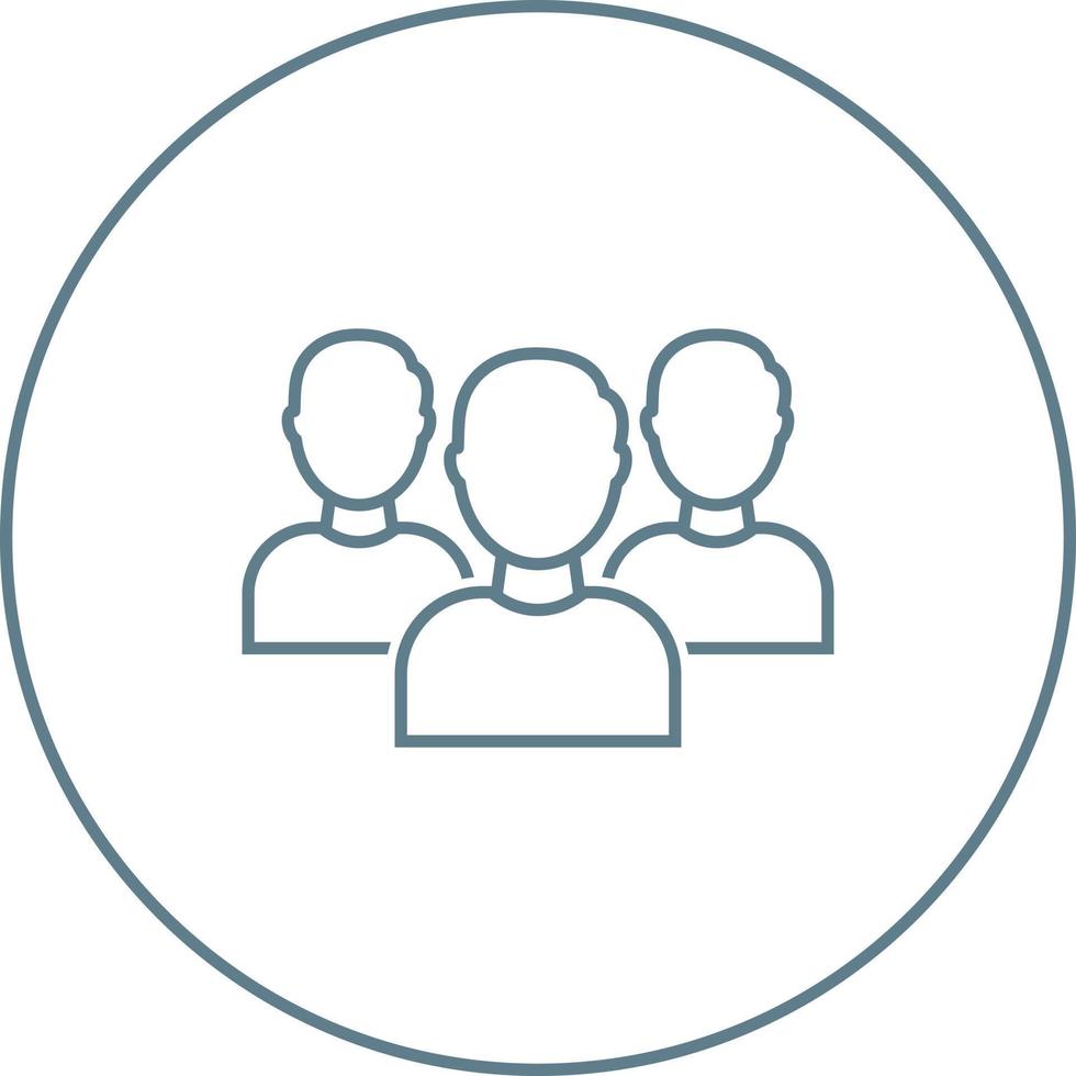 Beautiful Teamwork Vector line icon