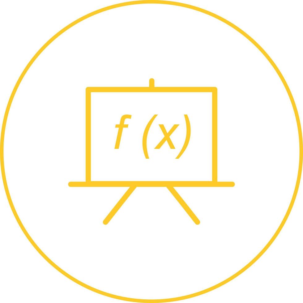 Beautiful Formula vector line icon