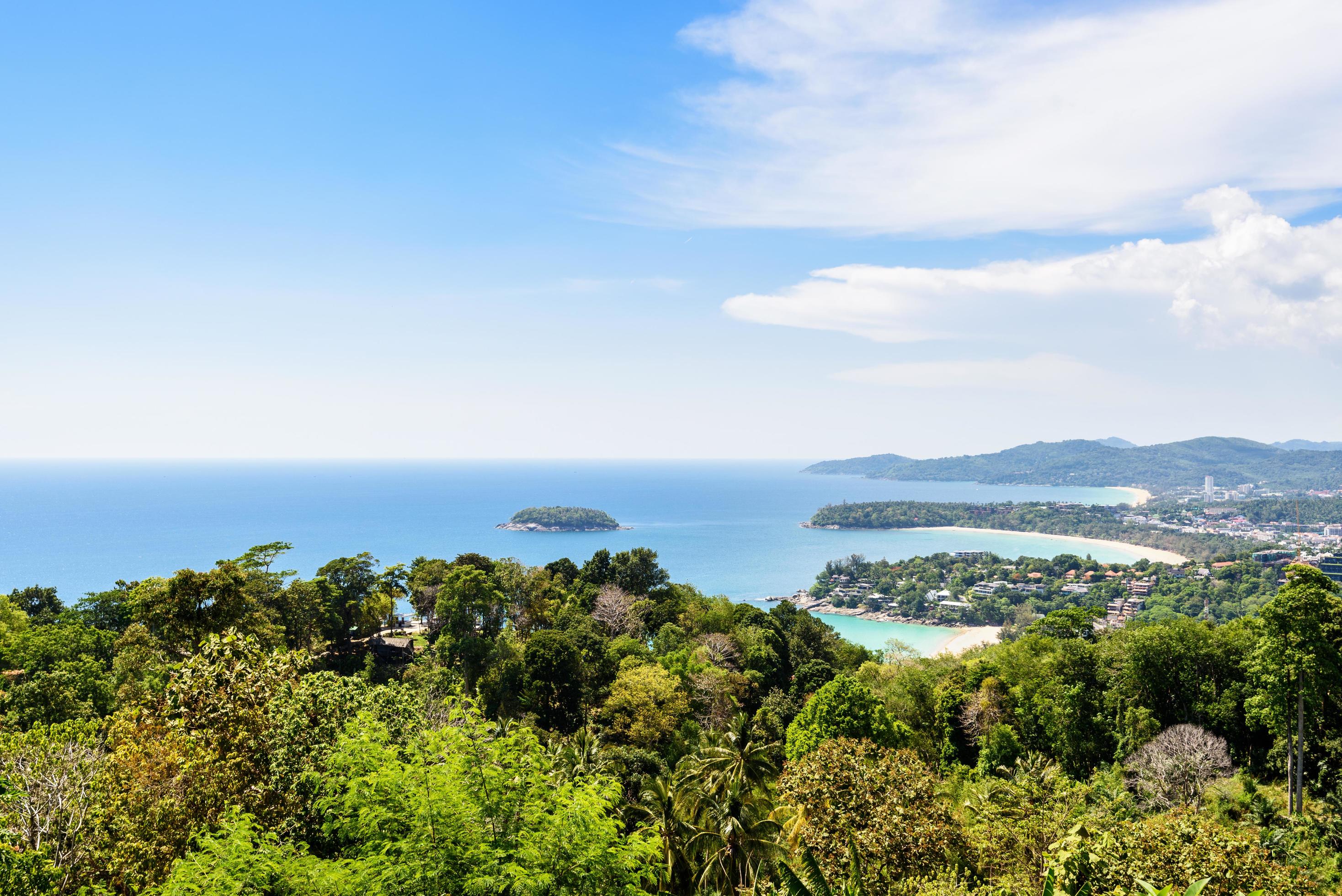 High view Hat Kata Karon in Phuket island 16736410 Stock Photo at Vecteezy
