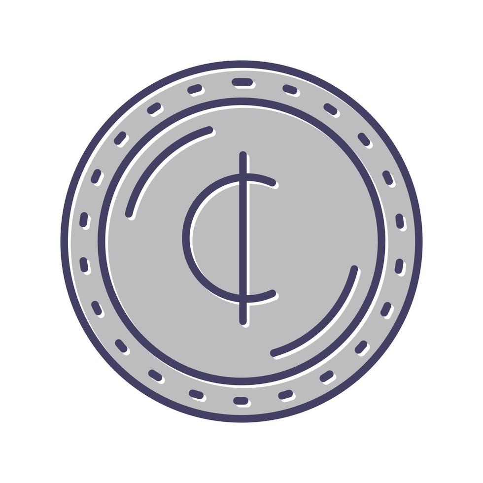 Cedis Currency Vector Icon