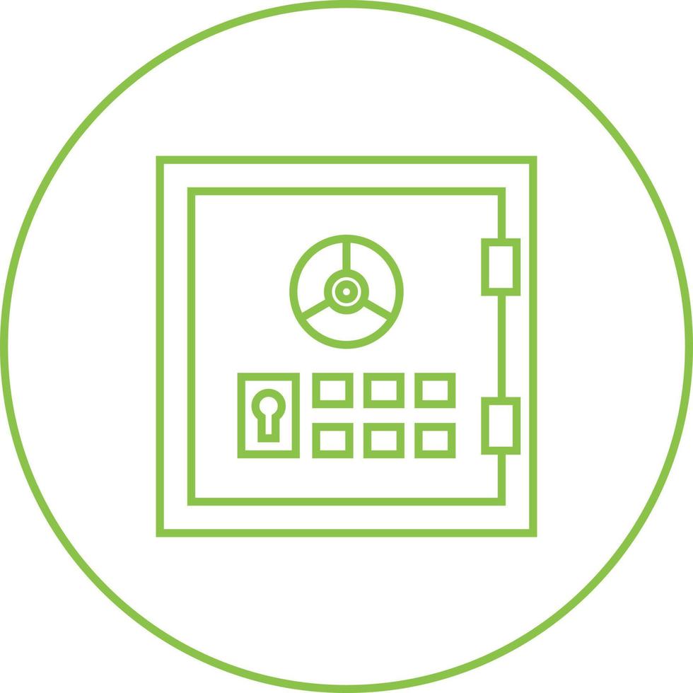 Beautiful Locker Vector line icon
